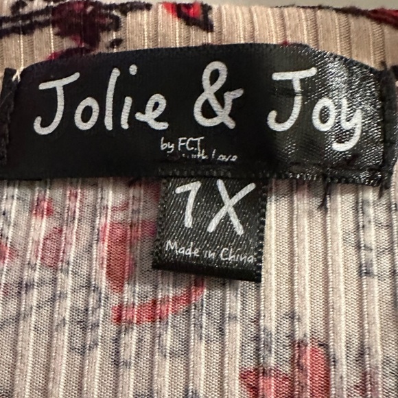 Jolie and Joy size 1X pull over Paisley dress - Picture 7 of 9